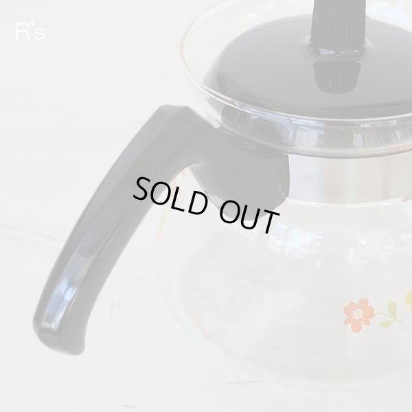 画像4: NARUMI　鳴海製陶　クックマミー　ティーサーバー　ガラスティーポット　花柄　直火用　2〜3人用　未使用品（ｗ4632）