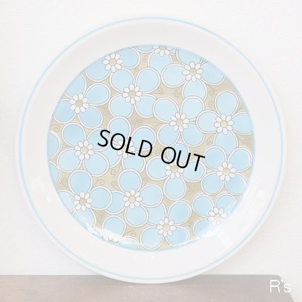 画像2: MIKASA　ヴィンテージ　ミカサ　Cera Stone　プレート　大皿　27ｃｍ　BLUE　BELL　3188　ユーズド品（店4651）