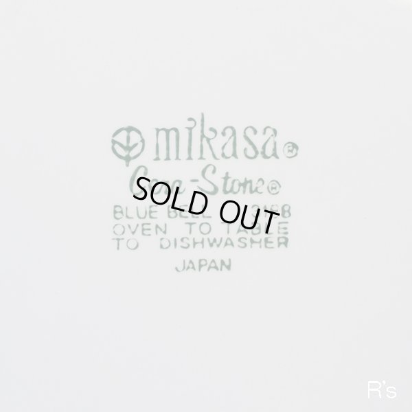 画像7: MIKASA　ヴィンテージ　ミカサ　Cera Stone　プレート　大皿　27ｃｍ　BLUE　BELL　3188　ユーズド品（店4651）
