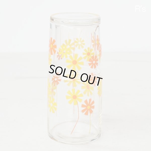 画像8: レトロ　冠水瓶　ガラス　ウォーターピッチャー＆グラスセット　花柄　未使用品（ｘ4650）