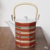 画像2: 幸兵衛窯　茶器揃え　色筋土瓶と湯呑5客　未使用品（つ4660）