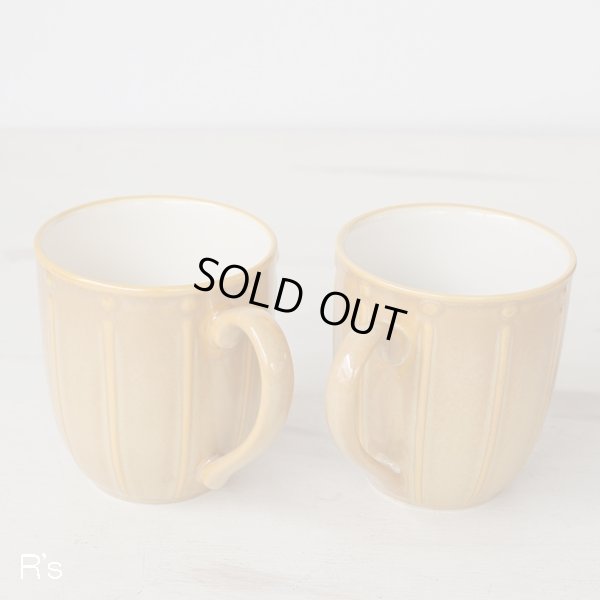 画像3: DANSK　ダンスク　インターナショナルデザイン　ペアマグカップ　REACTIC　KHAKI　未使用品（ね4669）