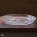 画像2: ノリタケクリスタル　ガラスプレート　渦　25ｃｍ大皿　未使用品（ｙ4675） (2)