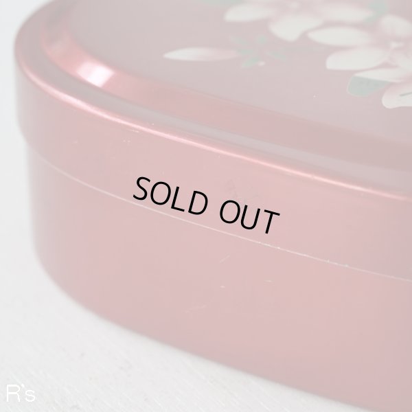 画像8: レトロ　アルミ弁当箱　赤　花柄　ユーズド品（か4722）