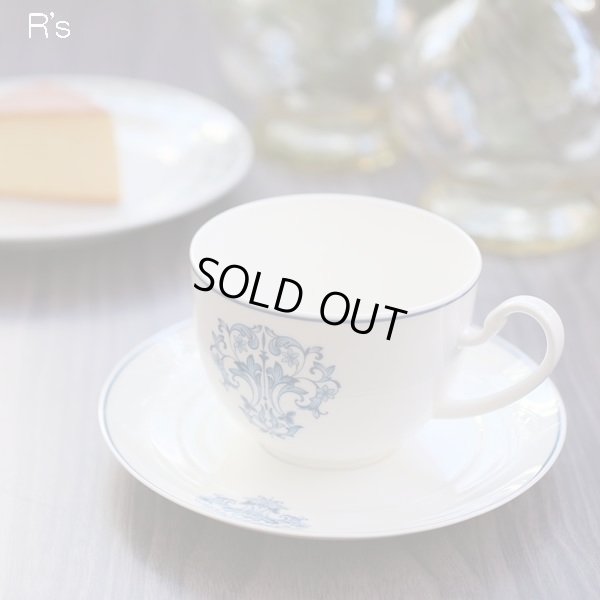 画像1: ノリタケ　studio　collection　スタジオコレクション　カップ＆ソーサー　ブルー　明治生命　創業100年　未使用品（ｚ4766）