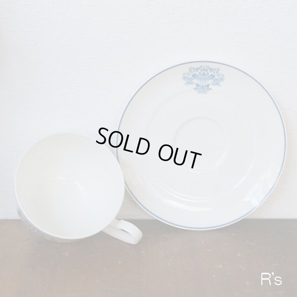 画像4: ノリタケ　studio　collection　スタジオコレクション　カップ＆ソーサー　ブルー　明治生命　創業100年　未使用品（ｚ4766）