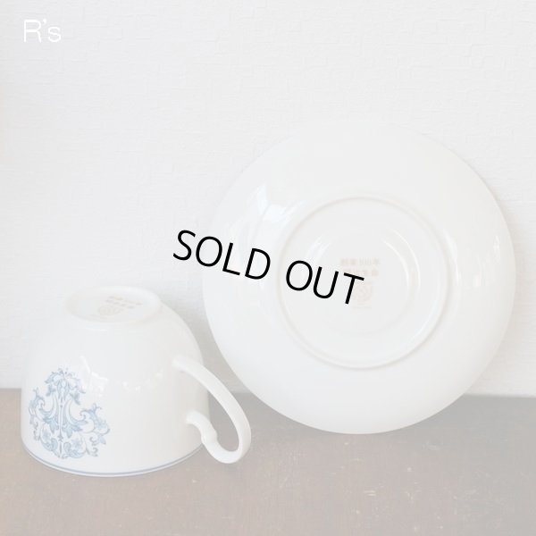 画像5: ノリタケ　studio　collection　スタジオコレクション　カップ＆ソーサー　ブルー　明治生命　創業100年　未使用品（ｚ4766）