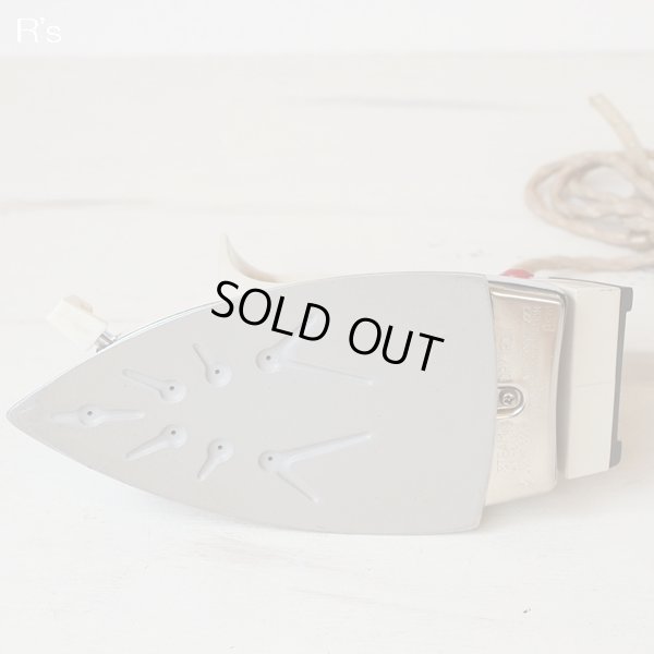 画像9: レトロ　三菱カセットスチームアイロン　AS-602ST　ブルー　ケース付き　ユーズド品（店4781）