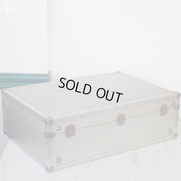 画像8: レトロ　アルミ製トランク　大　ユーズド品（店4783）