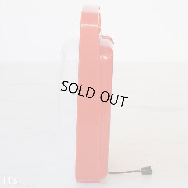 画像4: FUJI　レトロ　非常用ランタン　置・掛ライト　NE-141　NOVEL　振動センサー付き　赤　ユーズド品（も4804）