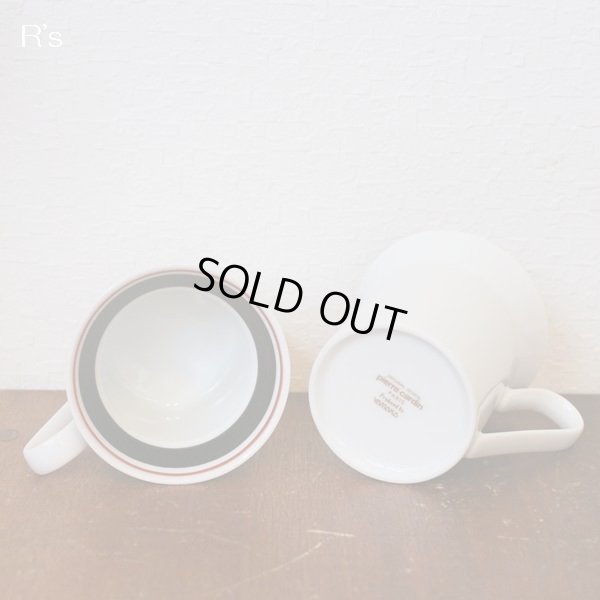 画像3: YAMAKA　ヤマカ製陶所　ピエールカルダン　ペアカップ＆ソーサー　エスパース　未使用品　箱付き（箱4　4807）