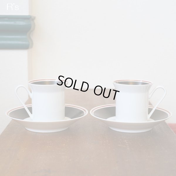 画像2: YAMAKA　ヤマカ製陶所　ピエールカルダン　ペアカップ＆ソーサー　エスパース　未使用品　箱付き（箱4　4807）