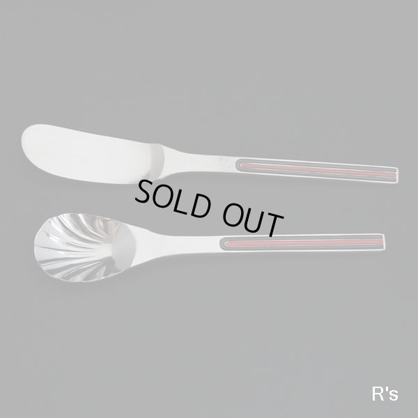 画像9: シルバーランド　レトロ　ステンレス製　モーニングカトラリー　12pcs.セット　未使用品（ツ4823）