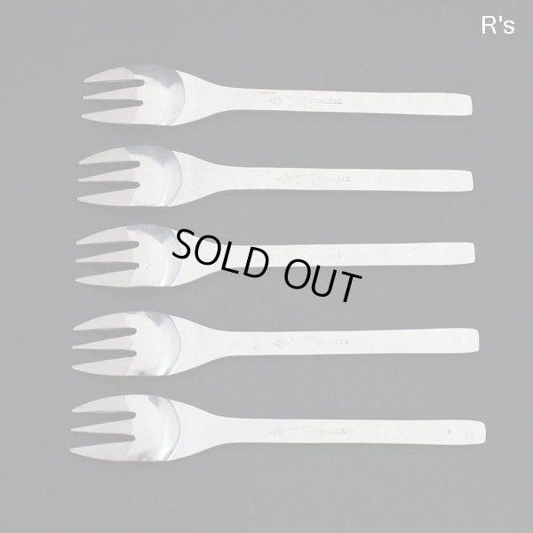 画像7: シルバーランド　レトロ　ステンレス製　モーニングカトラリー　12pcs.セット　未使用品（ツ4823）