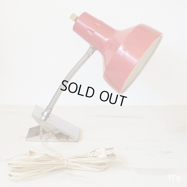 画像7: IKEDA　イケダ　レトロ　クリップライト　赤　ユーズド品