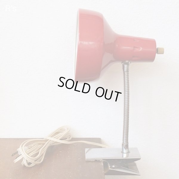 画像2: IKEDA　イケダ　レトロ　クリップライト　赤　ユーズド品