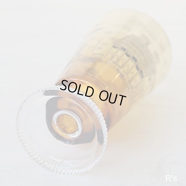 画像9: NT　ノリタケ　レトロ　脚付きグラス　タンブラー　メルヘンなイラスト　アンバー　未使用品（ま4860）