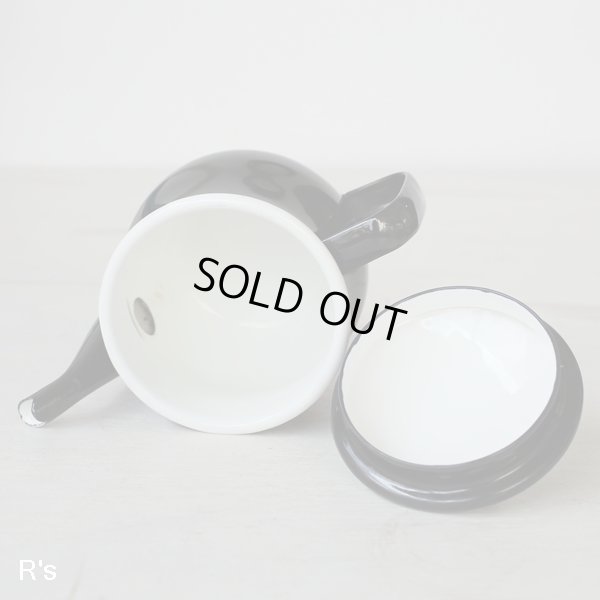 画像4: ｄｗ　デコラウェア　ホーローポット　黒　1人用　ユーズド品