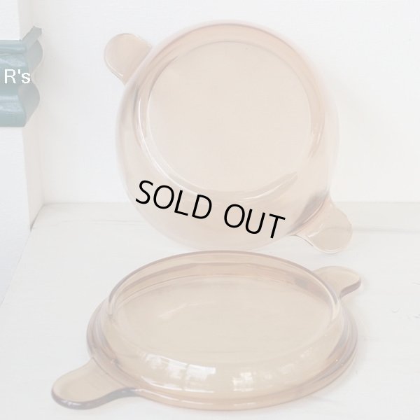 画像4: フランス　VISION　コーニング　ガラス両手鍋　アンバー　3L　未使用品（店4886）