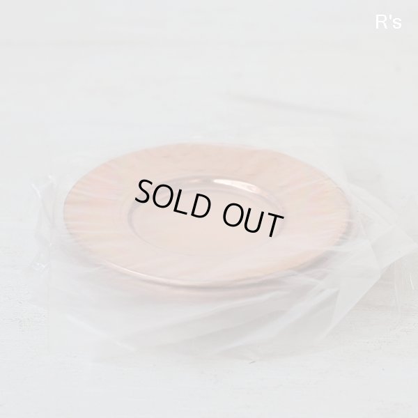 画像2: Shinko　新光金属　COPPER100　銅製コースター　5枚セット　鎚目　未使用品　袋入り（ヲ4903）