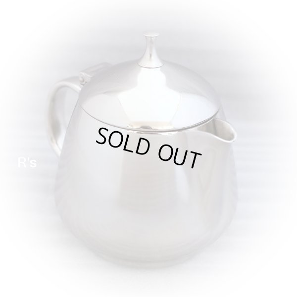 画像13: LUCKYWOOD　ラッキーウッド　RUBIEN　ルビアン　18-10ステンレス　ティー・コーヒーポット＆シュガー＆クリーマー3点セット　展示品（ｎ4908）