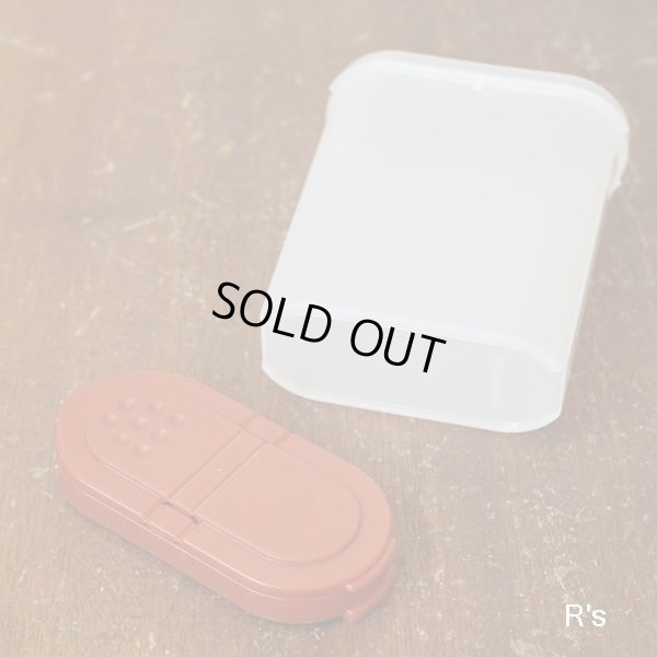 画像5: タッパーウェア　調味料入れ　フレーバーケース　蓋赤　未使用品（ミ4971）