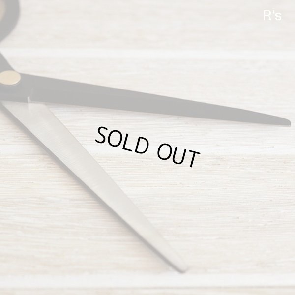 画像7: ステンレス　スタイリッシュなハサミ　黒×金　未使用品　箱付き（セ4992）