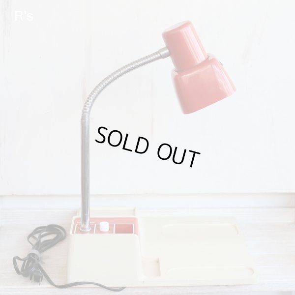 画像8: 日立　レトロ　ライト付きテレホンスタンド　赤×白　ユーズド品（店5004）