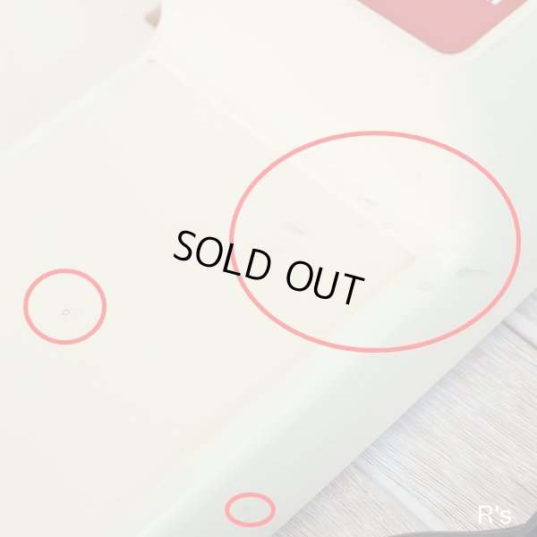 画像4: 日立　レトロ　ライト付きテレホンスタンド　赤×白　ユーズド品（店5004）