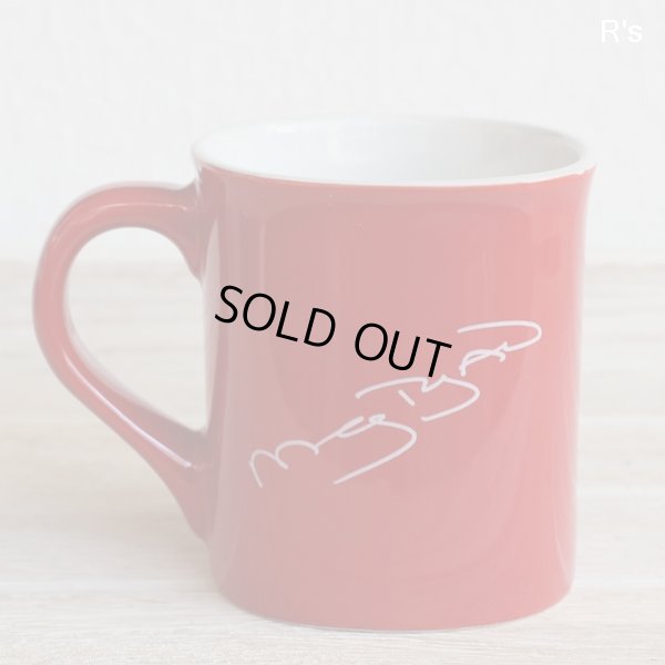 画像2: ネスカフェ　エクセラ　メグライアンサインプリント入りマグカップ　赤　未使用品（ｄ5014）