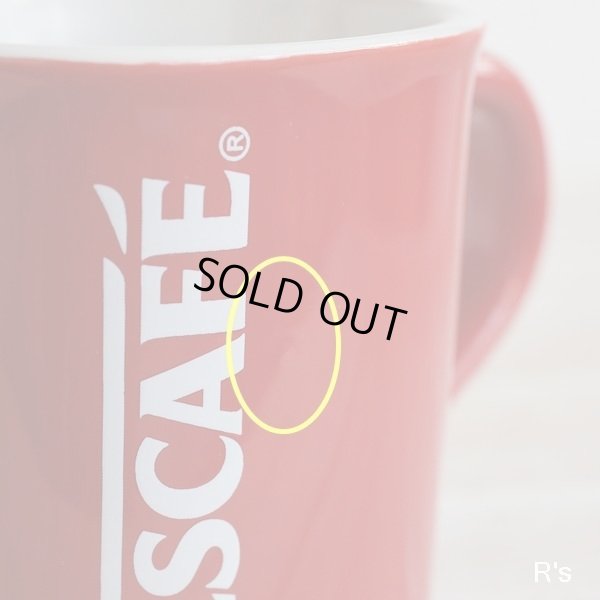 画像4: ネスカフェ　エクセラ　メグライアンサインプリント入りマグカップ　赤　未使用品（ｄ5014）