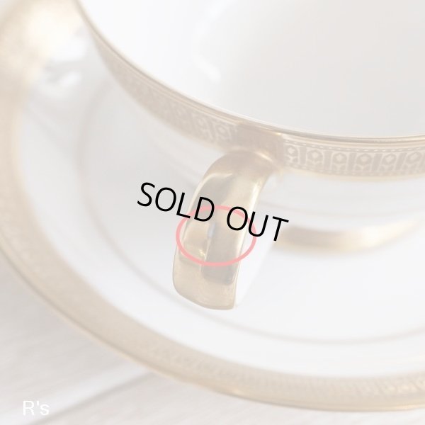 画像3: ノリタケ　ティーカップ＆ソーサー　GRANDRIDGE　3003　金彩　展示品　傷あり（P5026)