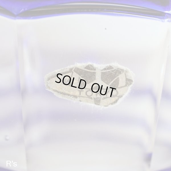 画像3: レトロ　ガラス　シュガーポット　スプーン付き　ブルー　ユーズド品（も5032）