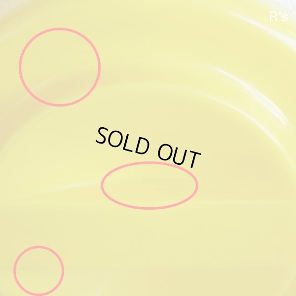 画像8: レトロ　キャニスター　調味料入れ　プラスチックケース　花柄　蓋イエロー　ユーズド品（し5041）