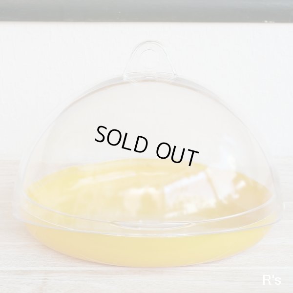 画像2: SHINKO　JUSHI　シンコー　サニー　ラウンドケース　レトロ　ドーム型卓上調味料入れケース　イエロー　未使用品（CC5040)