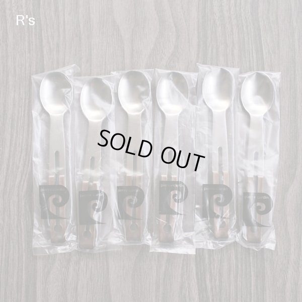 画像2: ピエールカルダン　18-8ステンレス　ティースプーン6本セット　未使用品　袋入り（ｊ5059）