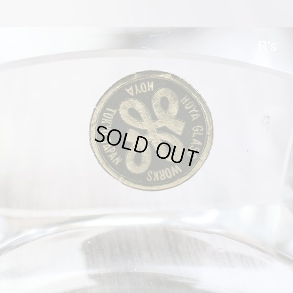 画像4: HOYA　GLASS　ホヤクリスタル　レトロ　ガラス灰皿　5角形　未使用品（ｊ5064）