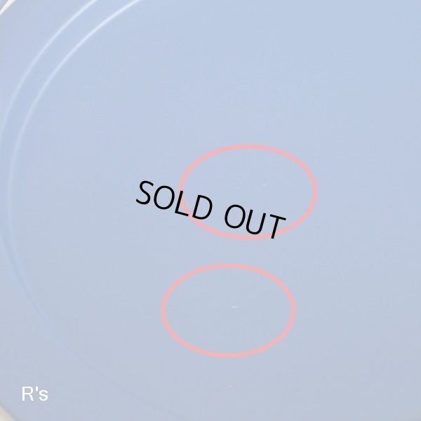 画像3: イタリア　HABITAT　サーブトレー　rede　スチール製　丸盆　青　未使用品　箱付き（箱13　5183）