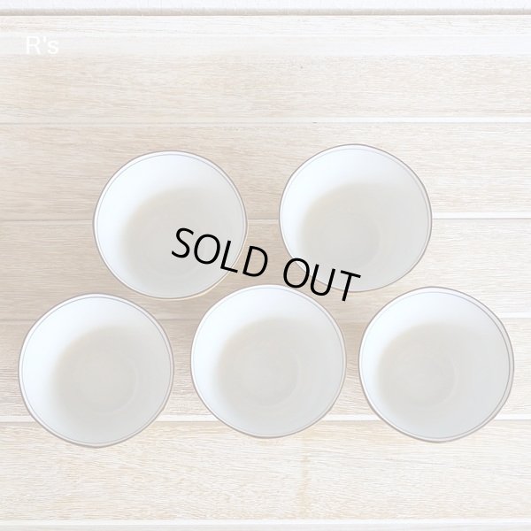 画像4: 橘吉　黄交趾　湯呑み　5客揃え　未使用品（チ5204）