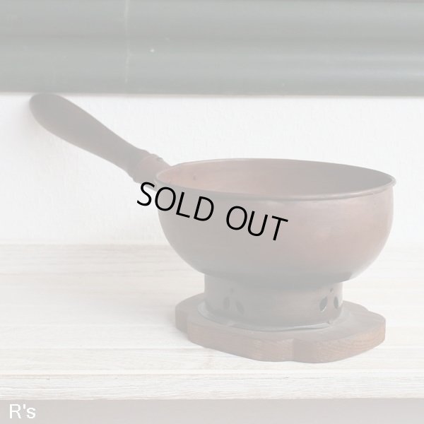 画像3: 銅木柄台付十能　ユーズド品（FF5214）