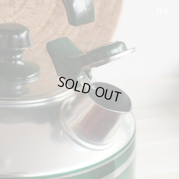 画像6: NITTO　日東工業　アルミ　ホイスルケトル　3L　グリーン　未使用品（NN5215)