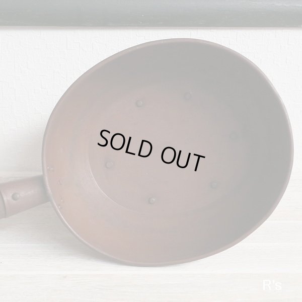 画像4: 銅木柄台付十能　ユーズド品（FF5214）