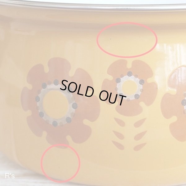 画像4: コトブキホーロー　NEO　CROWN　レトロ　ホーロー片手鍋　18ｃｍ　花柄　未使用品（HH5231)