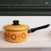 画像2: コトブキホーロー　NEO　CROWN　レトロ　ホーロー片手鍋　18ｃｍ　花柄　未使用品（HH5231)