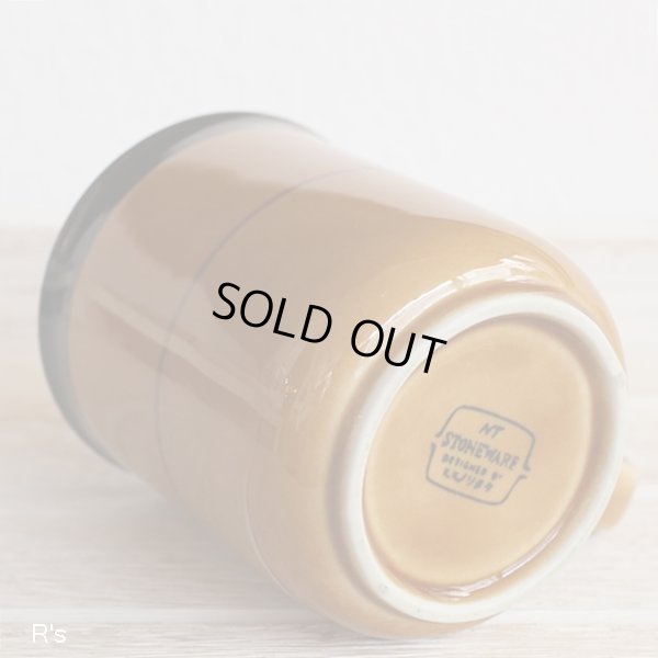 画像7: ノリタケ　NT　ストーンウェア　レトロ　マグカップ　ブラウン　傷ありA　未使用品（箱3　5261）