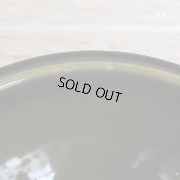 画像3: PREMIERE　ストーンウェア　サラダボウル　16ｃｍボウル　SAUTERNE　9385　オリーブグリーン　未使用品（HH5283)