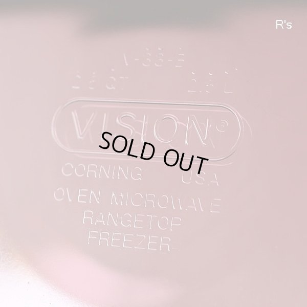 画像4: U.S.A.　VISION　パイレックス　キャセロール　鍋　クランベリー　2.4L　未使用品　箱付き（MM5299）