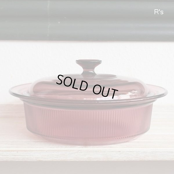 画像2: U.S.A.　VISION　パイレックス　キャセロール　鍋　クランベリー　2.4L　未使用品　箱付き（MM5299）