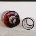 画像6: 薩摩切子　冠水瓶　ウォーターピッチャー＆グラスセット　赤縞　アンティーク品（JJ5308)