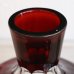 画像4: 薩摩切子　冠水瓶　ウォーターピッチャー＆グラスセット　赤縞　アンティーク品（JJ5308)